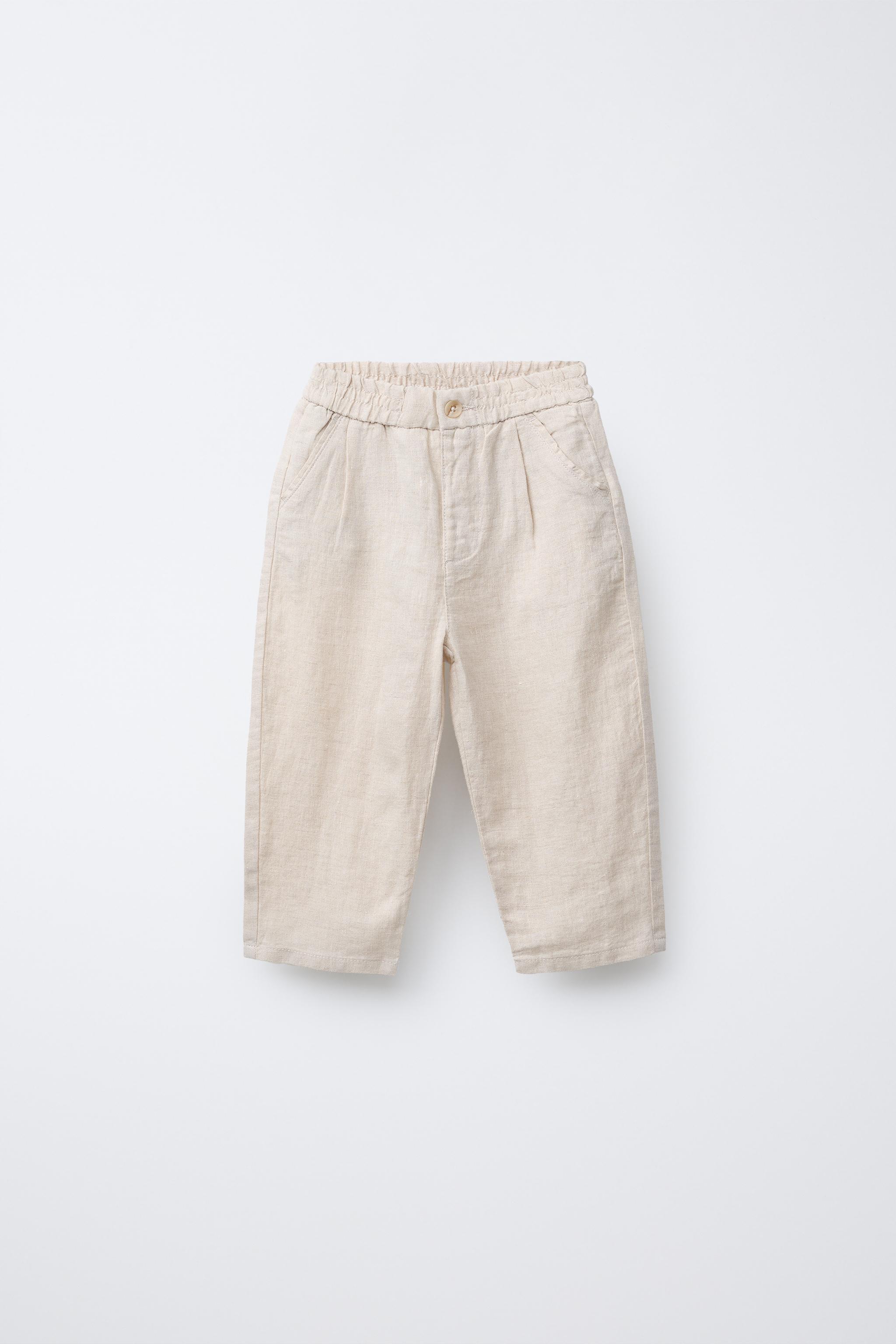 PANTALON BAGGY EN LIN